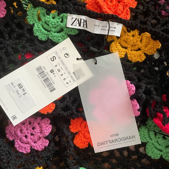 NWT Zara Crochet Top XS - Picture 10 of 12
